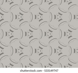 Modern geometric seamless pattern. Vector illustration. For design, page fill, wallpaper.