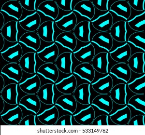 Modern geometric seamless pattern. Vector illustration. For design, page fill, wallpaper.