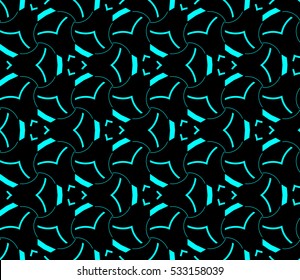 Modern geometric seamless pattern. Vector illustration. For design, page fill, wallpaper.