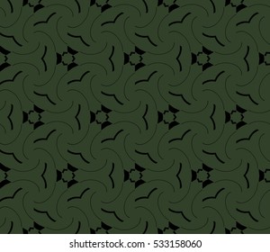 Modern geometric seamless pattern. Vector illustration. For design, page fill, wallpaper.