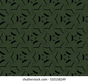 Modern geometric seamless pattern. Vector illustration. For design, page fill, wallpaper.