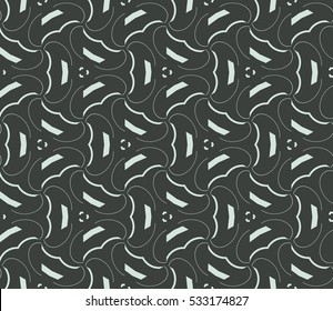 Modern geometric seamless pattern. Vector illustration. For design, page fill, wallpaper.