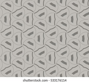 Modern geometric seamless pattern. Vector illustration. For design, page fill, wallpaper.