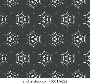 Modern geometric seamless pattern. Vector illustration. For design, page fill, wallpaper.