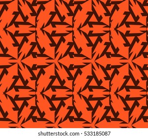 Modern geometric seamless pattern. Vector illustration. For design, page fill, wallpaper.