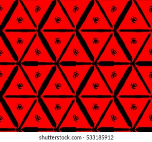 Modern geometric seamless pattern. Vector illustration. For design, page fill, wallpaper.