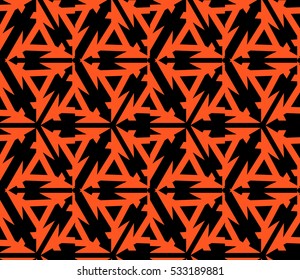 Modern geometric seamless pattern. Vector illustration. For design, page fill, wallpaper.