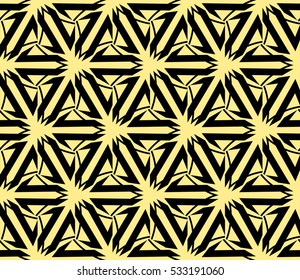Modern geometric seamless pattern. Vector illustration. For design, page fill, wallpaper.