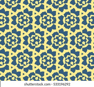 Modern geometric seamless pattern. Vector illustration. For design, page fill, wallpaper.