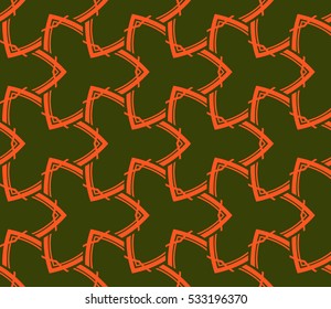 Modern geometric seamless pattern. Vector illustration. For design, page fill, wallpaper.