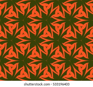 Modern geometric seamless pattern. Vector illustration. For design, page fill, wallpaper.