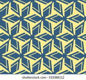 Modern geometric seamless pattern. Vector illustration. For design, page fill, wallpaper.