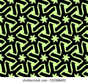 Modern geometric seamless pattern. Vector illustration. For design, page fill, wallpaper.