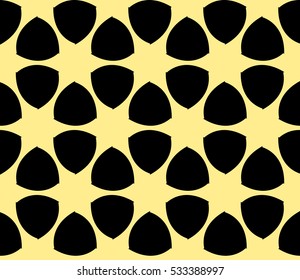 Modern geometric seamless pattern. Vector illustration. For design, page fill, wallpaper.