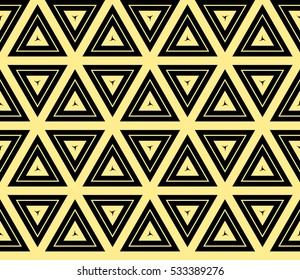 Modern geometric seamless pattern. Vector illustration. For design, page fill, wallpaper.