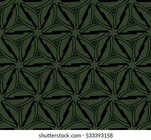 Modern geometric seamless pattern. Vector illustration. For design, page fill, wallpaper.