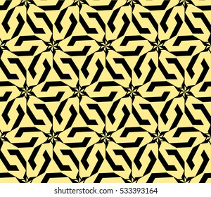 Modern geometric seamless pattern. Vector illustration. For design, page fill, wallpaper.