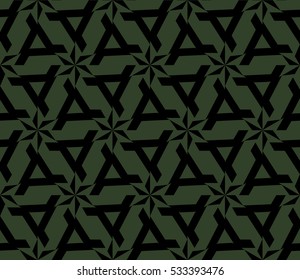 Modern geometric seamless pattern. Vector illustration. For design, page fill, wallpaper.
