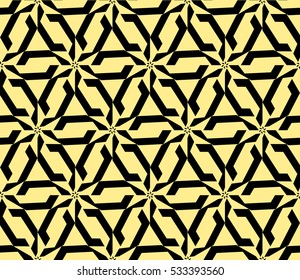 Modern geometric seamless pattern. Vector illustration. For design, page fill, wallpaper.