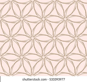 Modern geometric seamless pattern. Vector illustration. For design, page fill, wallpaper.