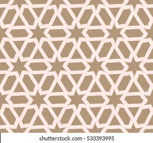 Modern geometric seamless pattern. Vector illustration. For design, page fill, wallpaper.
