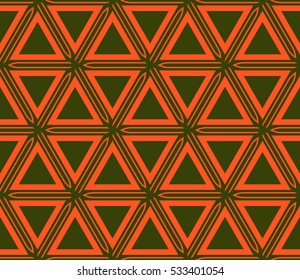 Modern geometric seamless pattern. Vector illustration. For design, page fill, wallpaper.