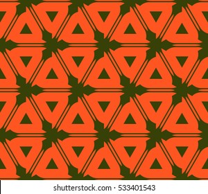 Modern geometric seamless pattern. Vector illustration. For design, page fill, wallpaper.
