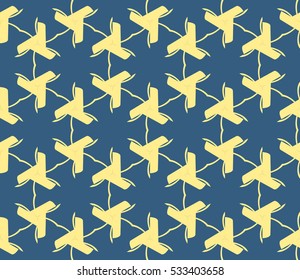 Modern geometric seamless pattern. Vector illustration. For design, page fill, wallpaper.