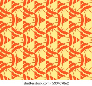 Modern geometric seamless pattern. Vector illustration. For design, page fill, wallpaper.