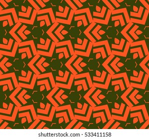Modern geometric seamless pattern. Vector illustration. For design, page fill, wallpaper.