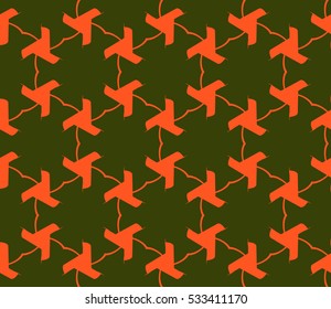 Modern geometric seamless pattern. Vector illustration. For design, page fill, wallpaper.