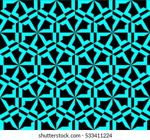 Modern geometric seamless pattern. Vector illustration. For design, page fill, wallpaper.