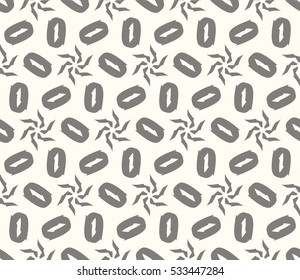 Modern geometric seamless pattern. Vector illustration. For design, page fill, wallpaper.