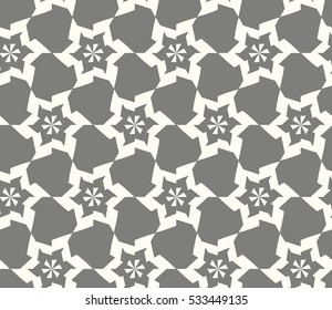Modern geometric seamless pattern. Vector illustration. For design, page fill, wallpaper.
