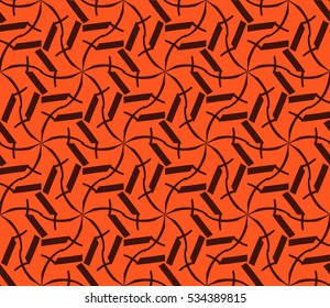 Modern geometric seamless pattern. Vector illustration. For design, page fill, wallpaper.