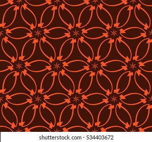 Modern geometric seamless pattern. Vector illustration. For design, page fill, wallpaper.