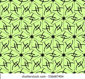 Modern geometric seamless pattern. Vector illustration. For design, page fill, wallpaper.