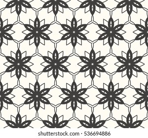 Modern geometric seamless pattern. Vector illustration. For design, page fill, wallpaper.