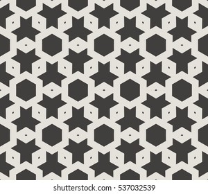 Modern geometric seamless pattern. Vector illustration. For design, page fill, wallpaper.