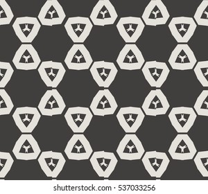 Modern geometric seamless pattern. Vector illustration. For design, page fill, wallpaper.