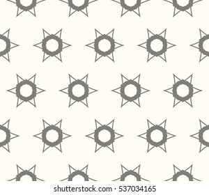 Modern geometric seamless pattern. Vector illustration. For design, page fill, wallpaper.