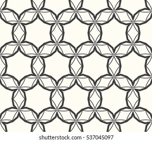 Modern geometric seamless pattern. Vector illustration. For design, page fill, wallpaper.