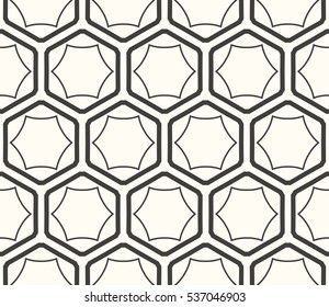 Modern geometric seamless pattern. Vector illustration. For design, page fill, wallpaper.