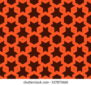 Modern geometric seamless pattern. Vector illustration. For design, page fill, wallpaper.