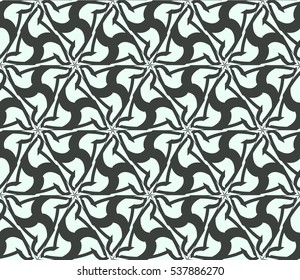 Modern geometric seamless pattern. Vector illustration. For design, page fill, wallpaper.