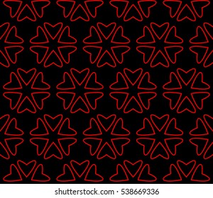 Modern geometric seamless pattern. Vector illustration. For design, page fill, wallpaper.