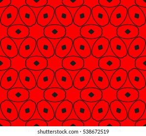 Modern geometric seamless pattern. Vector illustration. For design, page fill, wallpaper.
