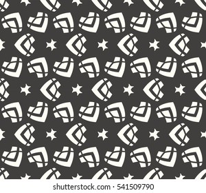 Modern geometric seamless pattern. Vector illustration. For design, page fill, wallpaper.