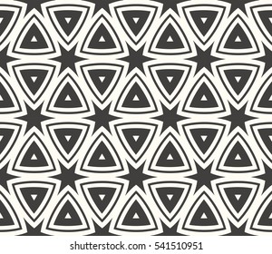 Modern geometric seamless pattern. Vector illustration. For design, page fill, wallpaper.