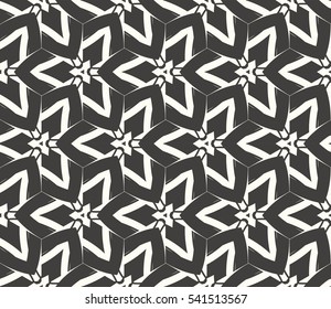 Modern geometric seamless pattern. Vector illustration. For design, page fill, wallpaper.